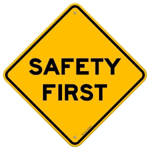safety fisrt sign