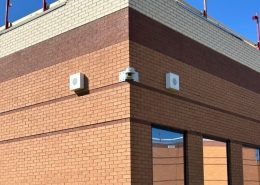 Exterior camera and speaker install